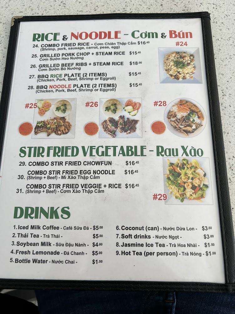 Thanh Binh Restaurant (Phở) Menu image 3